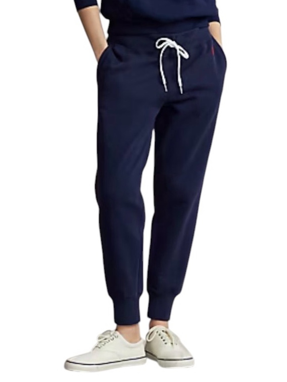 Polo Ralph Lauren Fleece Sweatpants Casual Joggers Size Small Comfy Navy Blue